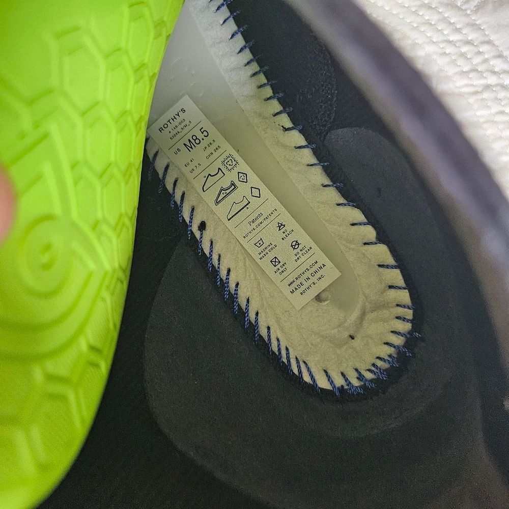 NIB Rothy's Chukka Boot Black Shoes 8.5 - Picture 14 of 16